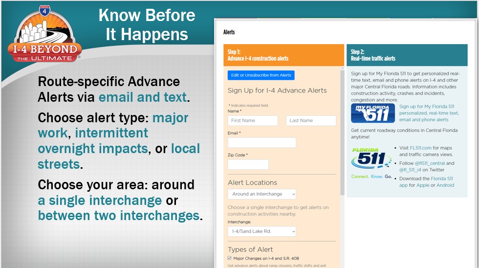 Know Before It Happens - Sign up for alerts
